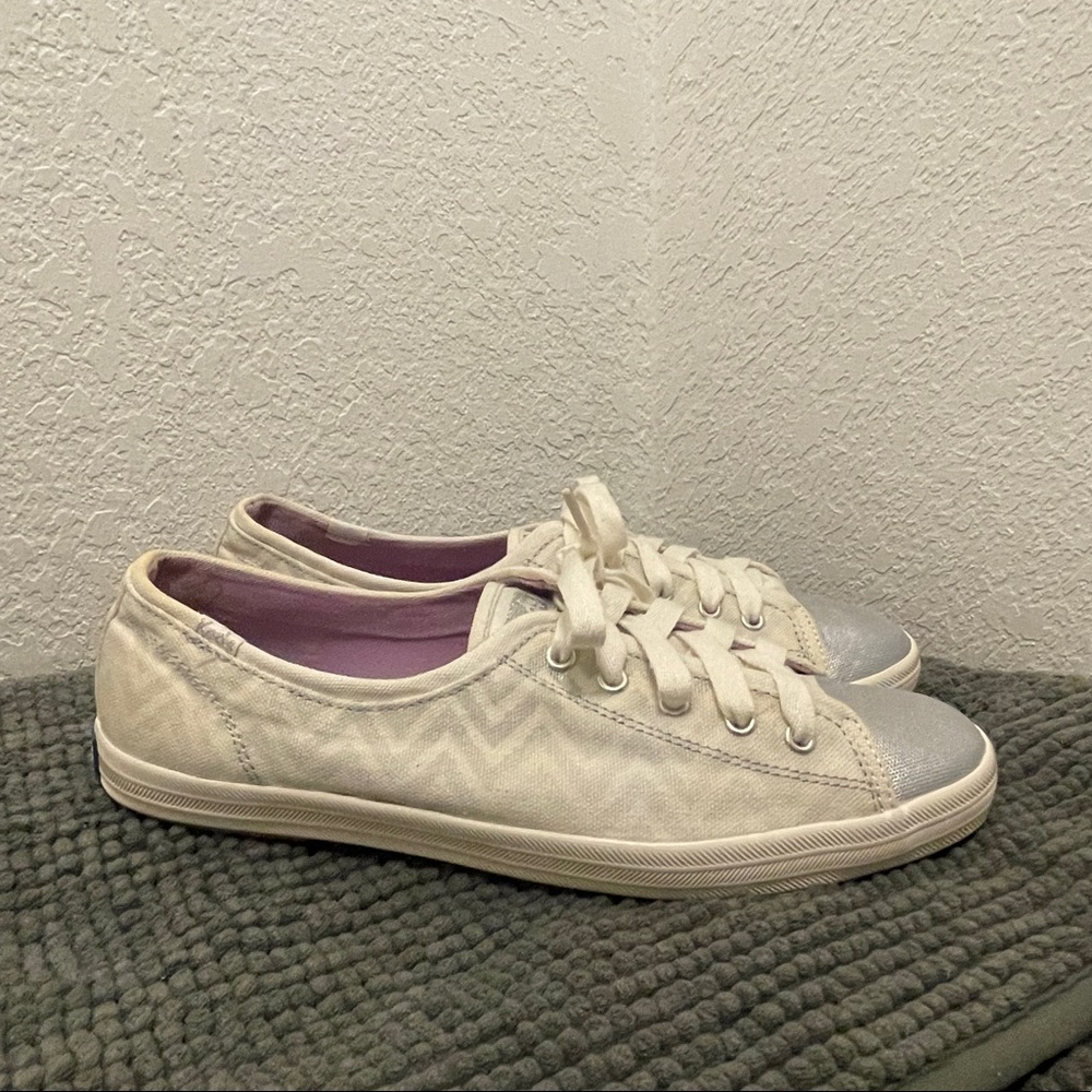 Women’s KEDS Canvas style with Grey Toe